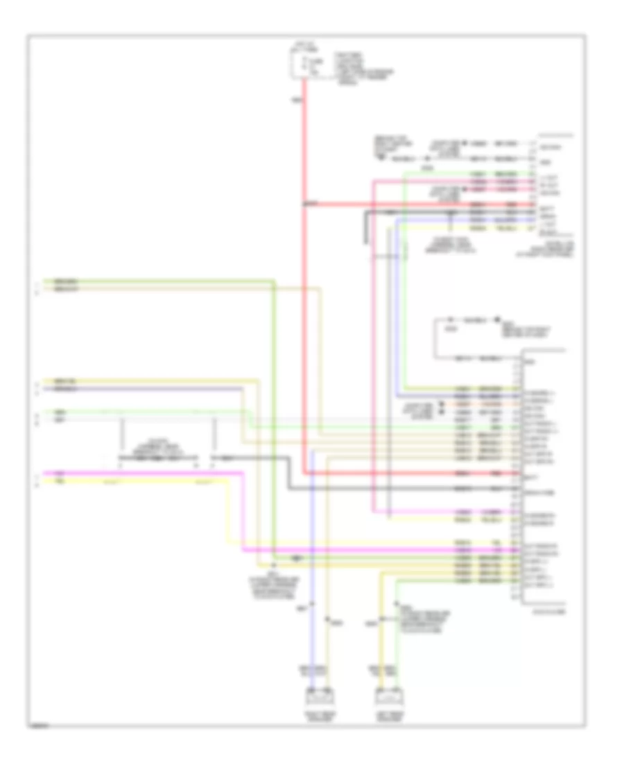 Premium Radio Wiring Diagram with DVD 2 of 2 for Ford Explorer 2007