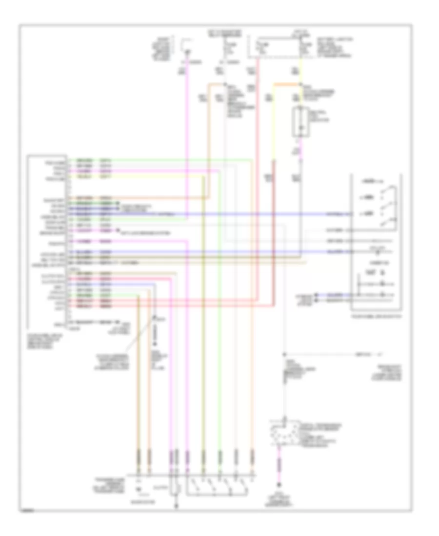 4WD Wiring Diagram for Ford Explorer 2007