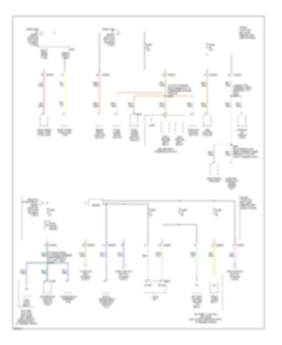 Power Distribution Wiring Diagram 5 of 6 for Ford Explorer Sport Trac 2007