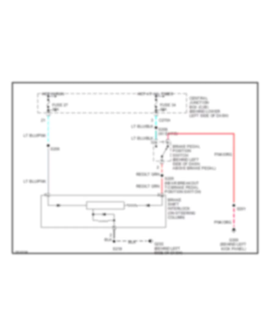 Shift Interlock Wiring Diagram for Ford F450 Super Duty 2007