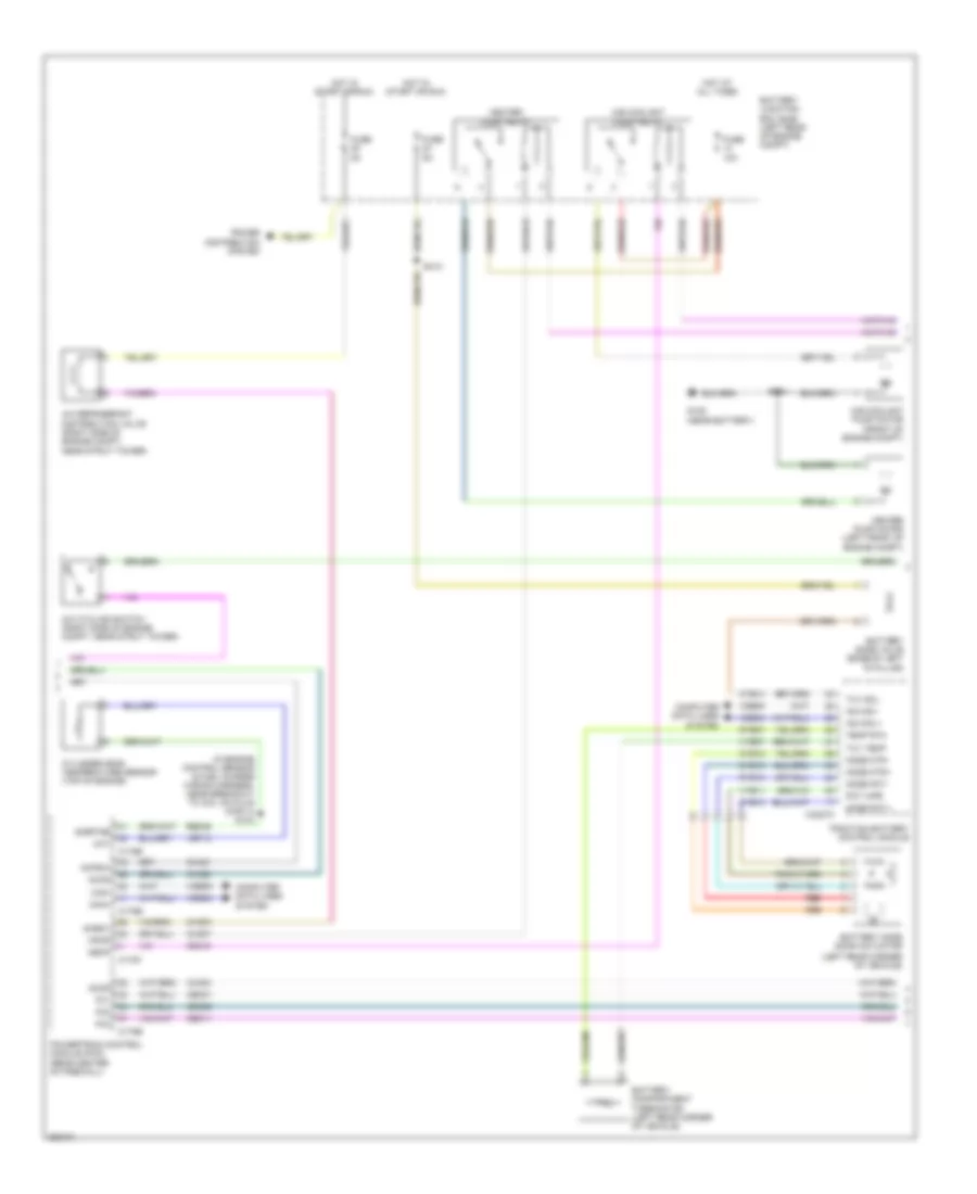 Automatic AC Wiring Diagram, Hybrid (3 of 4) for Ford Escape 2008