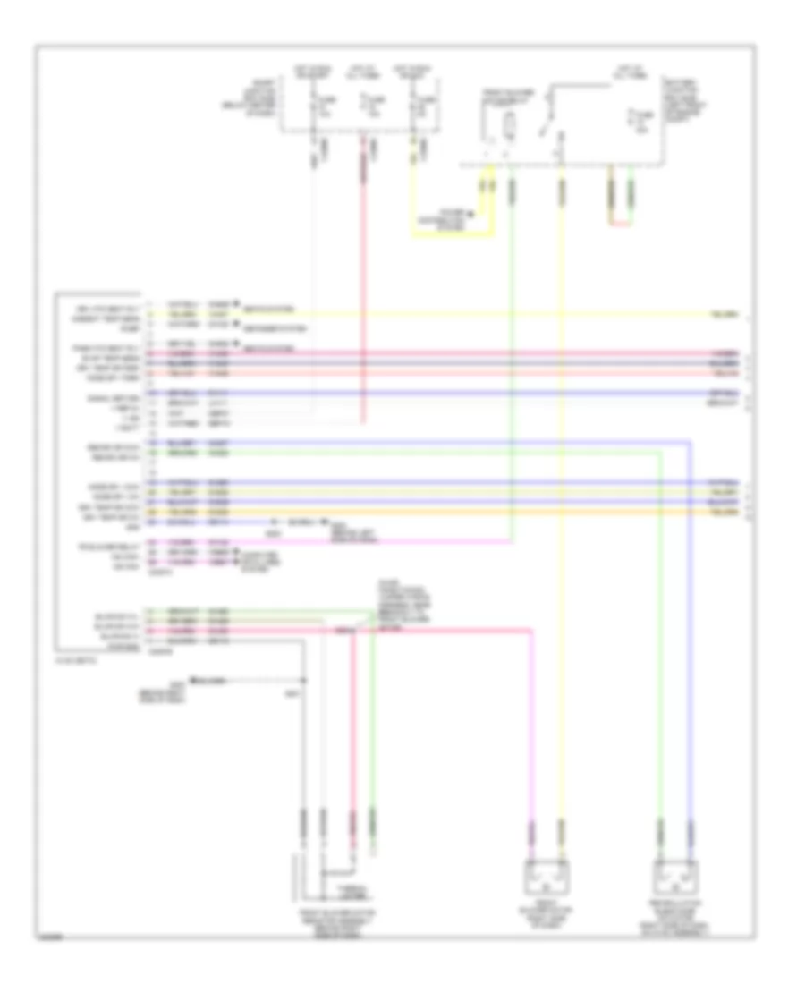 Manual A C Wiring Diagram Except Hybrid 1 of 3 for Ford Escape 2008