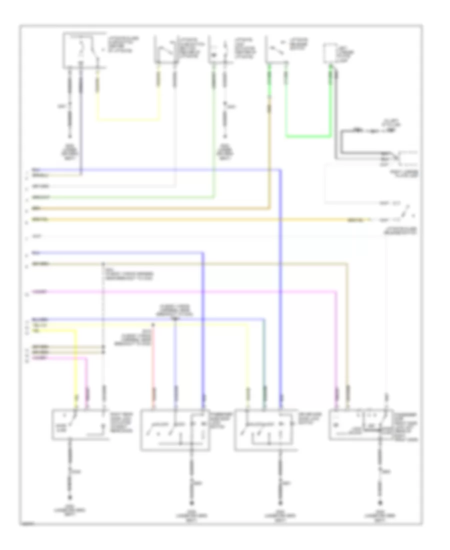 Forced Entry Wiring Diagram, Hybrid (2 of 2) for Ford Escape 2008