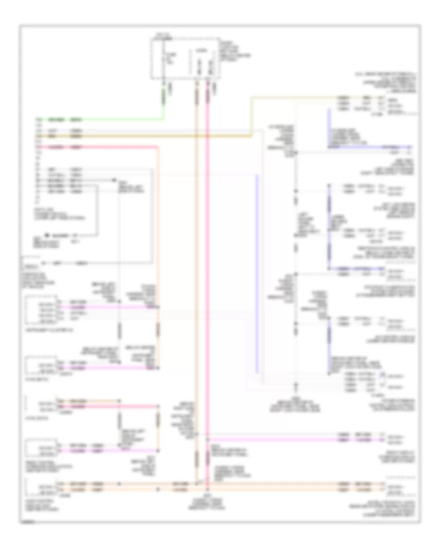 Computer Data Lines Wiring Diagram Except Hybrid Early Production for Ford Escape 2008