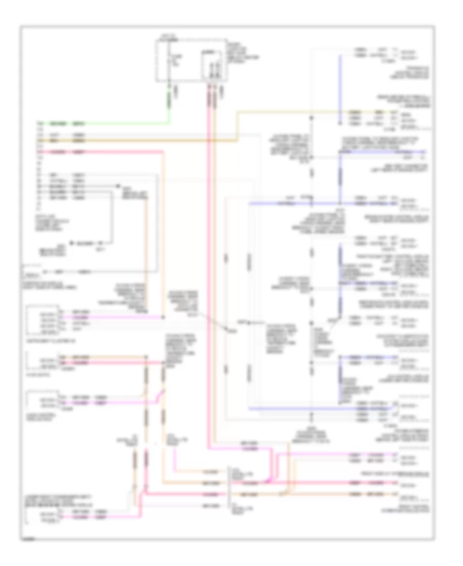 Computer Data Lines Wiring Diagram Hybrid Late Production for Ford Escape 2008
