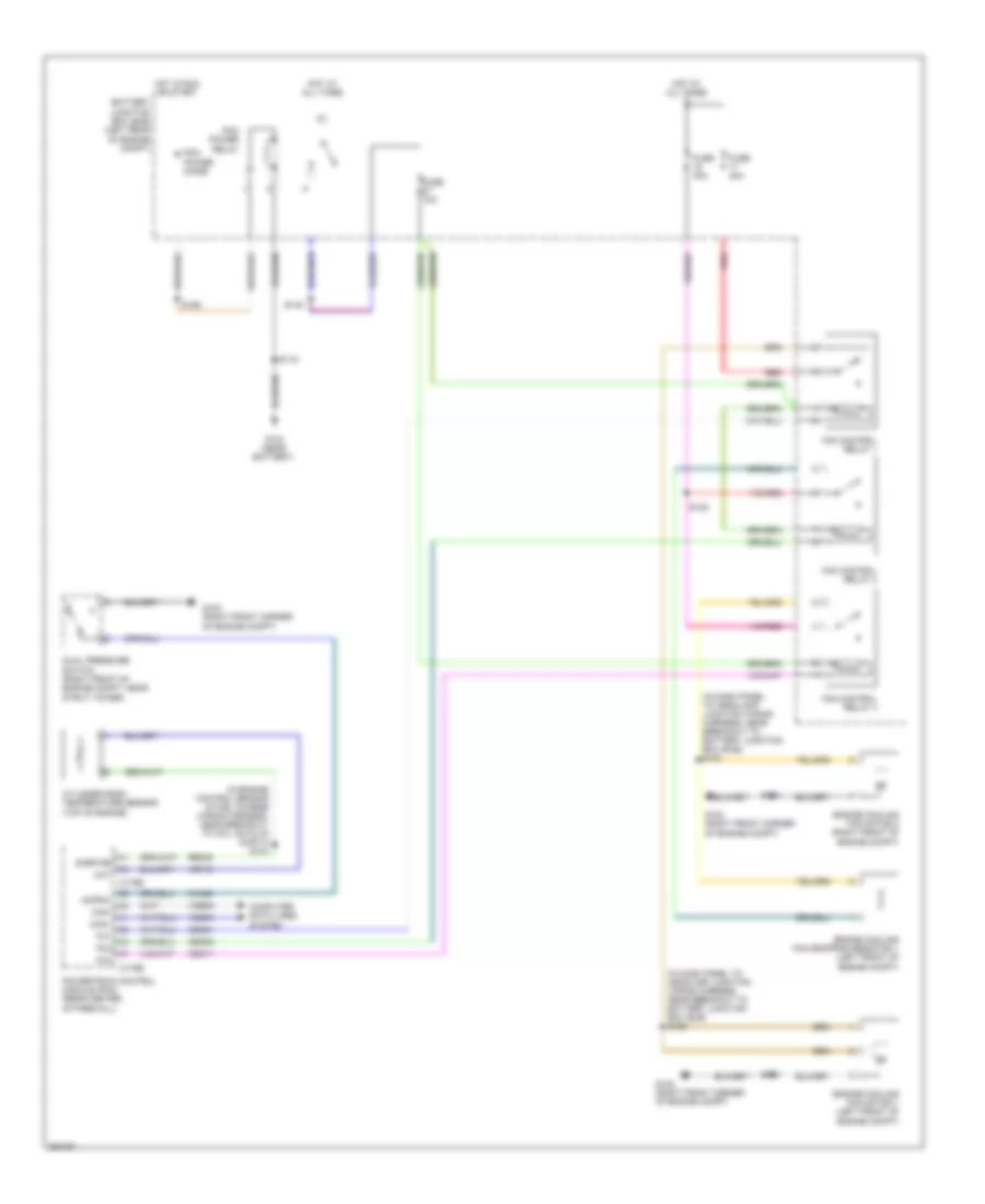 Cooling Fan Wiring Diagram, Hybrid for Ford Escape 2008