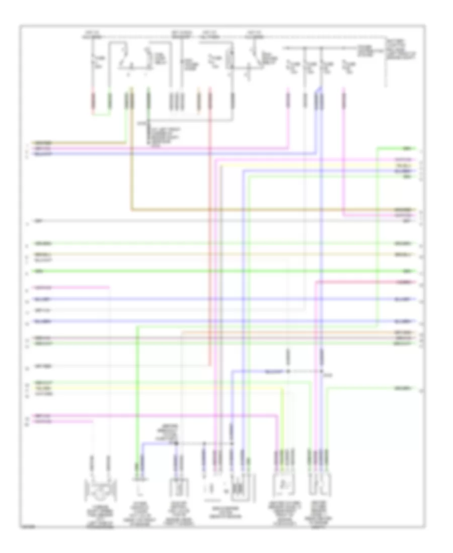 2.3L, Engine Performance Wiring Diagram, Except Hybrid (4 of 5) for Ford Escape 2008