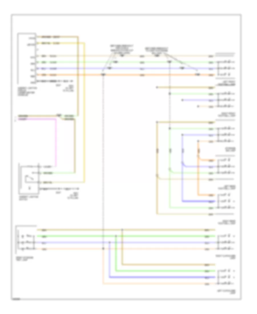 Courtesy Lamps Wiring Diagram Hybrid 2 of 2 for Ford Escape 2008