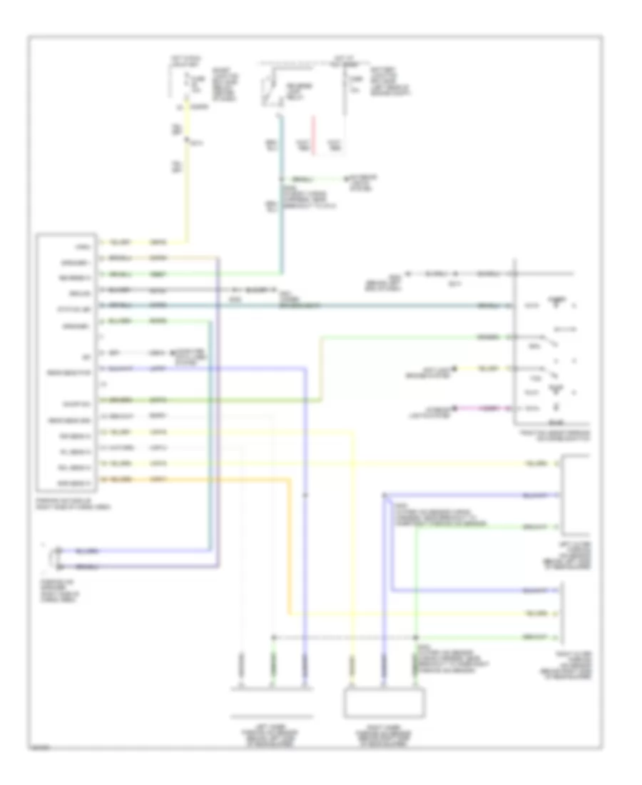 Parking Assistant Wiring Diagram, Hybrid for Ford Escape 2008