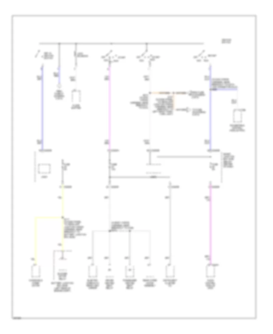 Power Distribution Wiring Diagram Hybrid 4 of 5 for Ford Escape 2008
