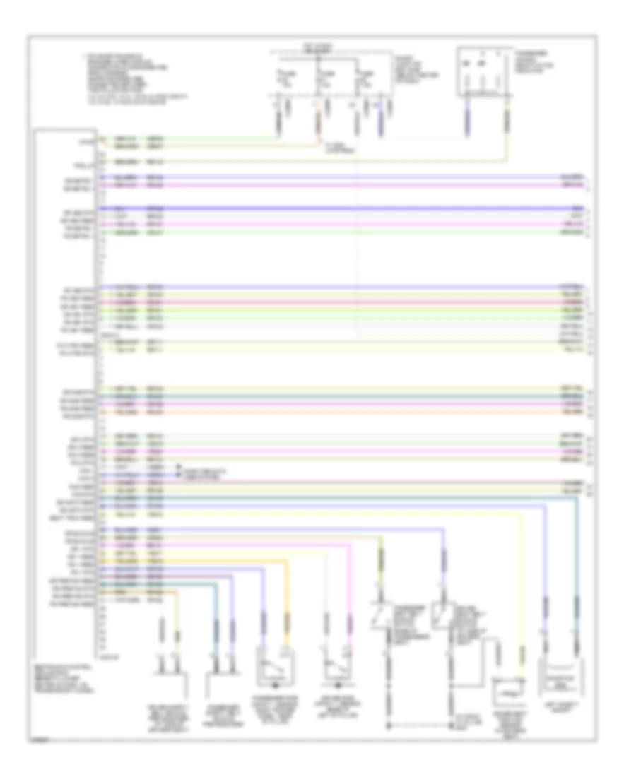 Supplemental Restraints Wiring Diagram 1 of 2 for Ford Escape 2008