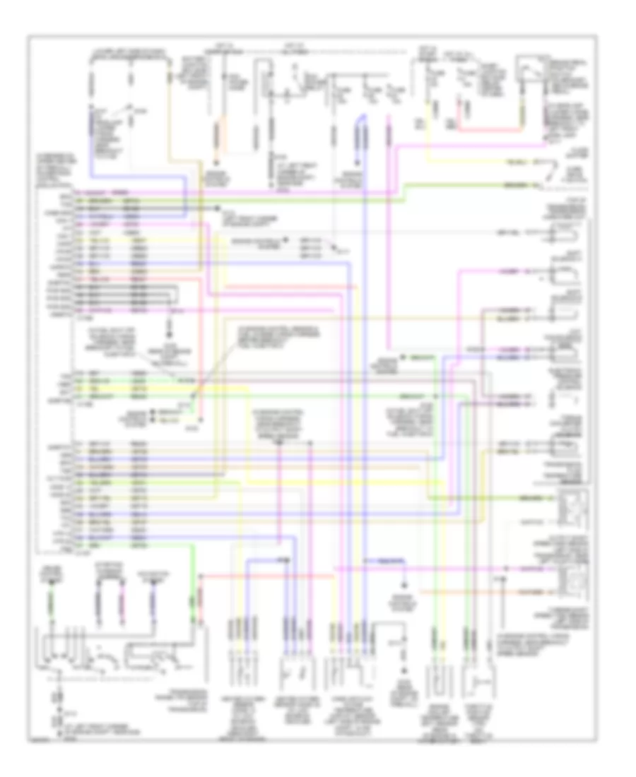 3.0L, AT Wiring Diagram for Ford Escape 2008