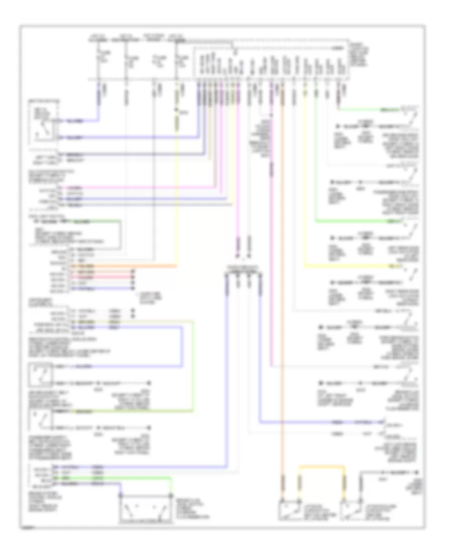 Warning Systems Wiring Diagram for Ford Escape 2008
