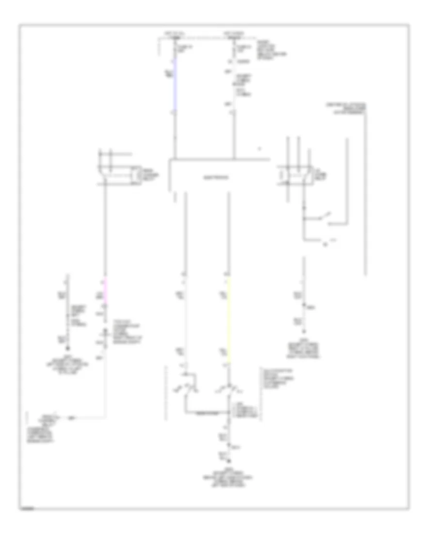 Rear WiperWasher Wiring Diagram for Ford Escape 2008