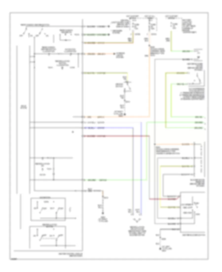 Manual A C Wiring Diagram 1 of 2 for Ford Focus ZX4 S 2006