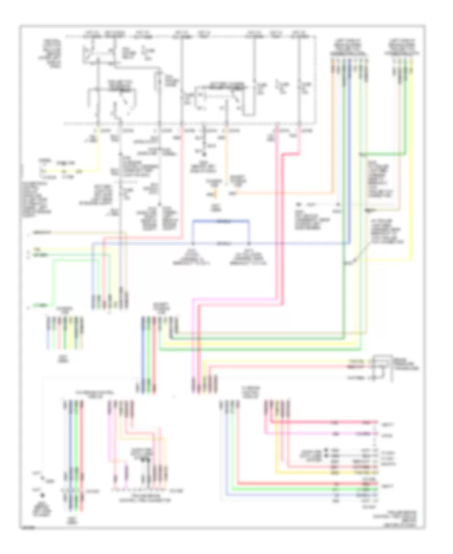 Exterior Lamps  Trailer Connector Wiring Diagram 3 of 3 for Ford F550 Super Duty 2007