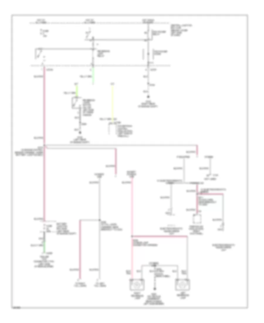 6.8L, Back-up Lamps Wiring Diagram for Ford F550 Super Duty 2007
