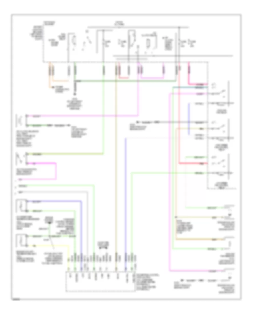 Manual A C Wiring Diagram Except Hybrid 3 of 3 for Ford Escape Hybrid 2008