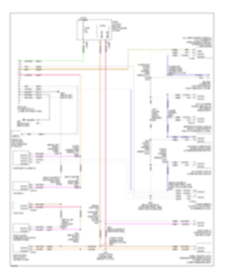 Computer Data Lines Wiring Diagram Except Hybrid Early Production for Ford Escape Hybrid 2008