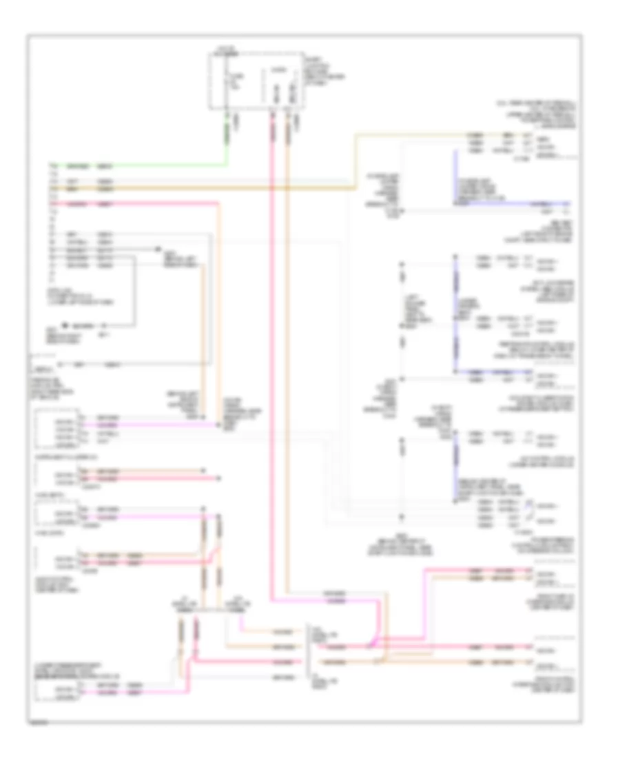 Computer Data Lines Wiring Diagram Except Hybrid Late Production for Ford Escape Hybrid 2008