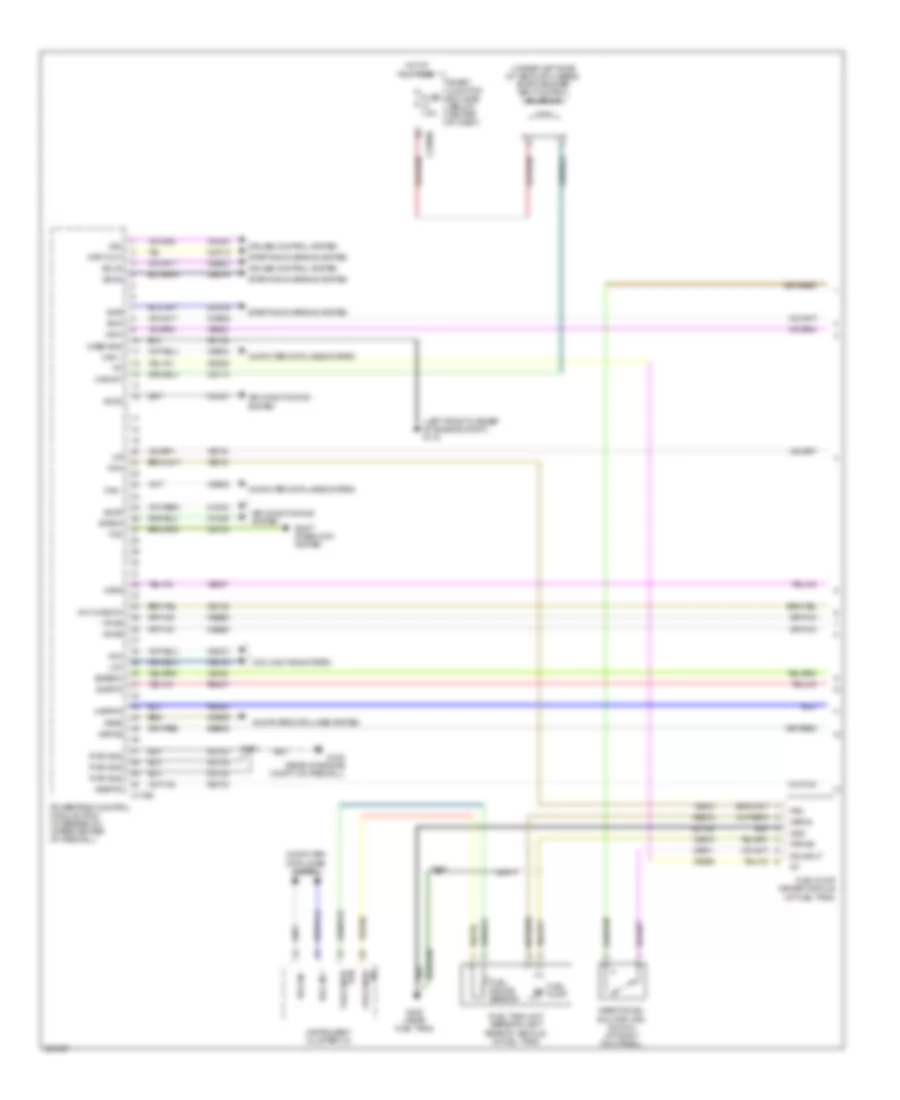 3.0L, Engine Performance Wiring Diagram (1 of 5) for Ford Escape Hybrid 2008