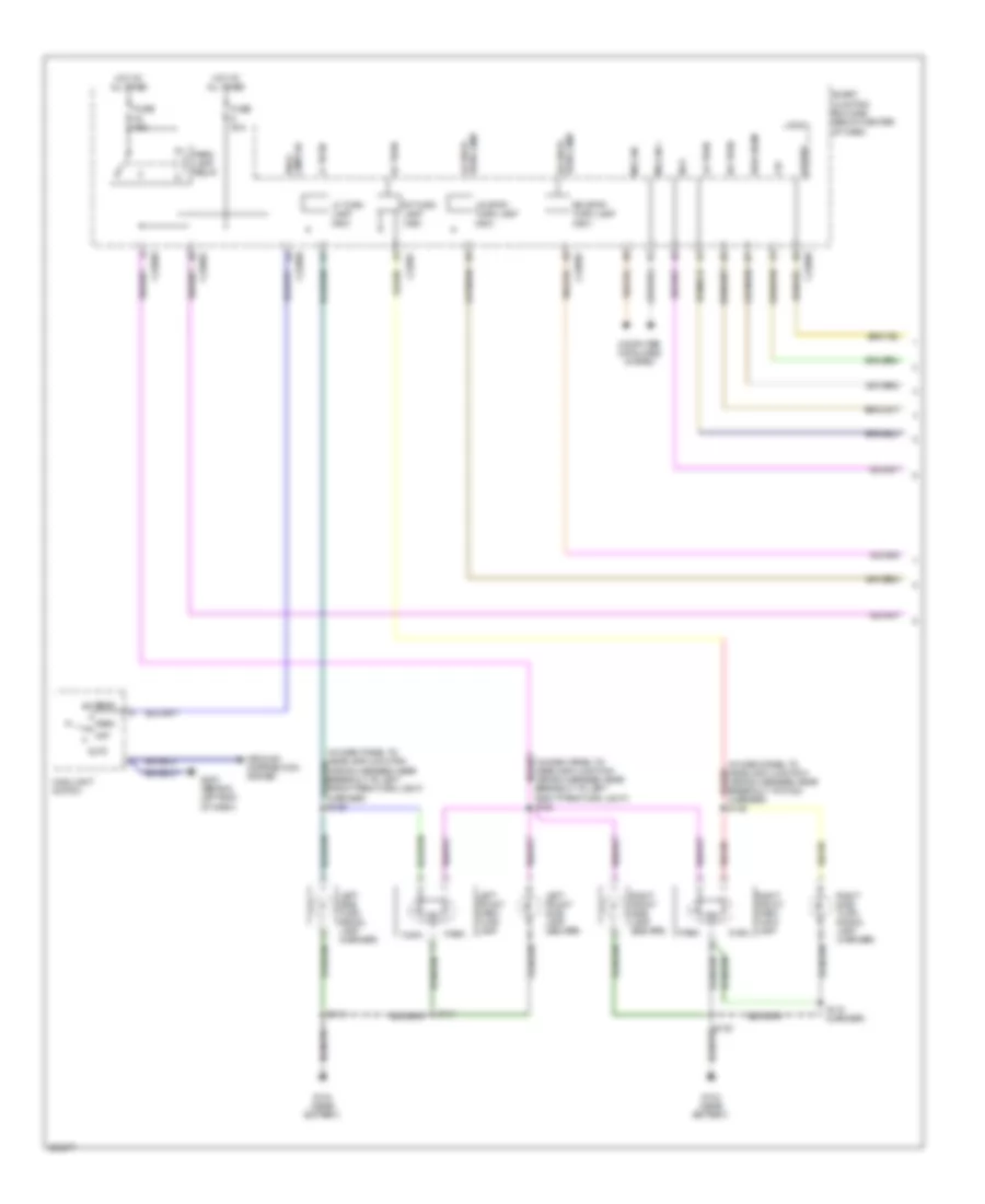 Exterior Lamps Wiring Diagram Hybrid 1 of 2 for Ford Escape Hybrid 2008
