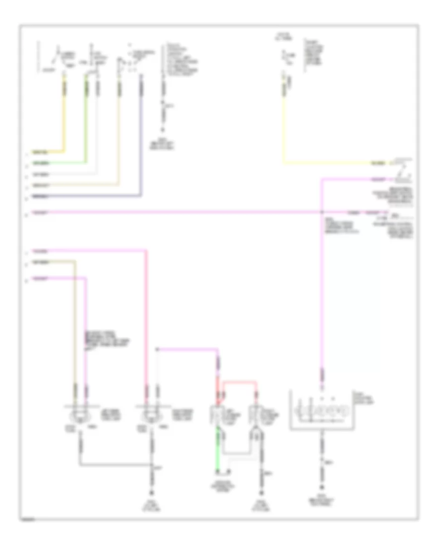 Exterior Lamps Wiring Diagram Hybrid 2 of 2 for Ford Escape Hybrid 2008