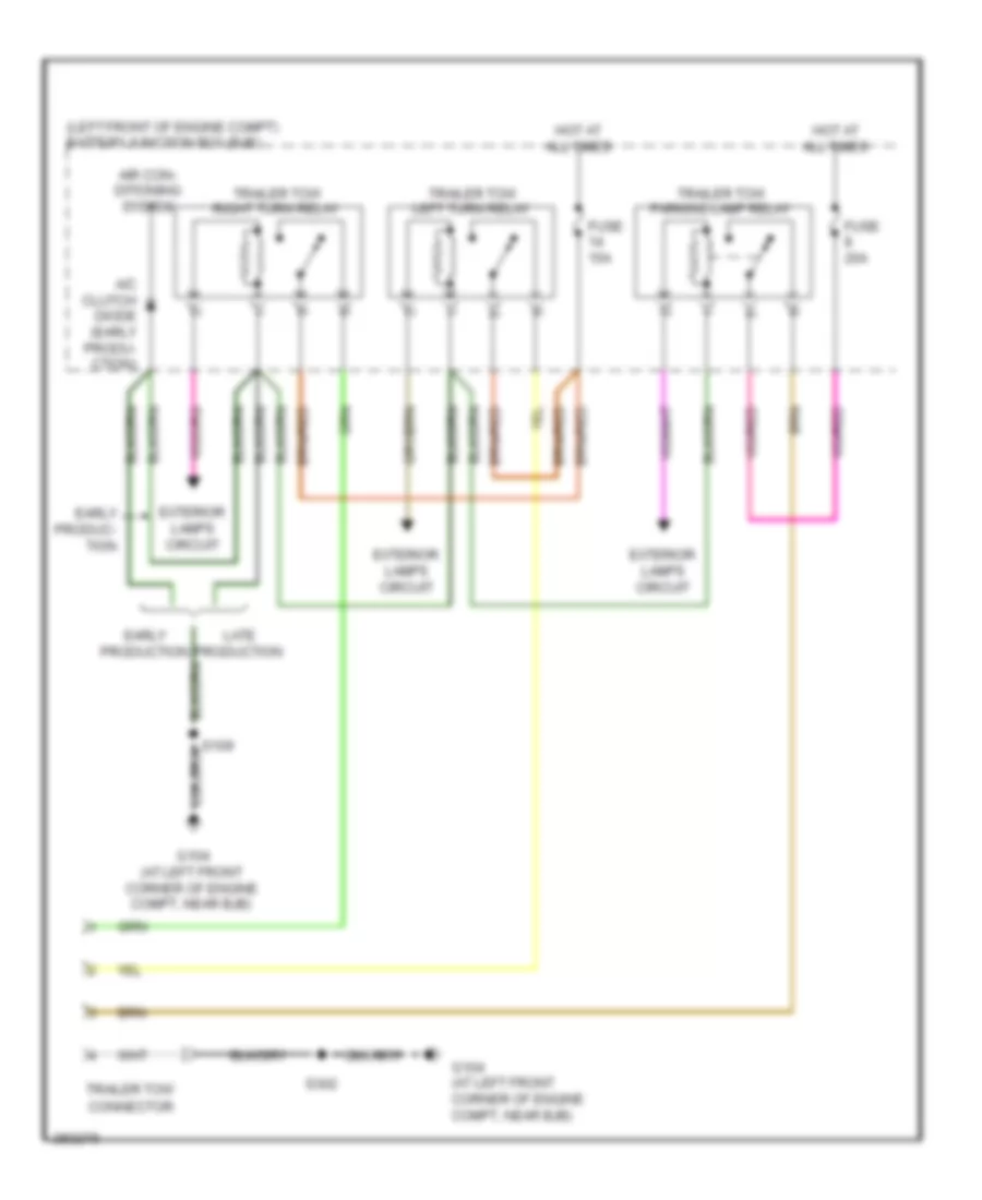Trailer Camper Adapter Wiring Diagram for Ford Escape Hybrid 2008