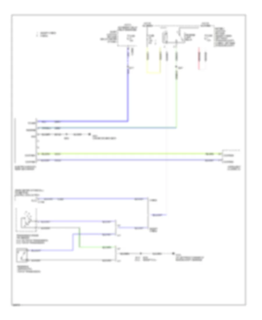 Electrochromic Mirror Wiring Diagram Late Production for Ford Escape Hybrid 2008