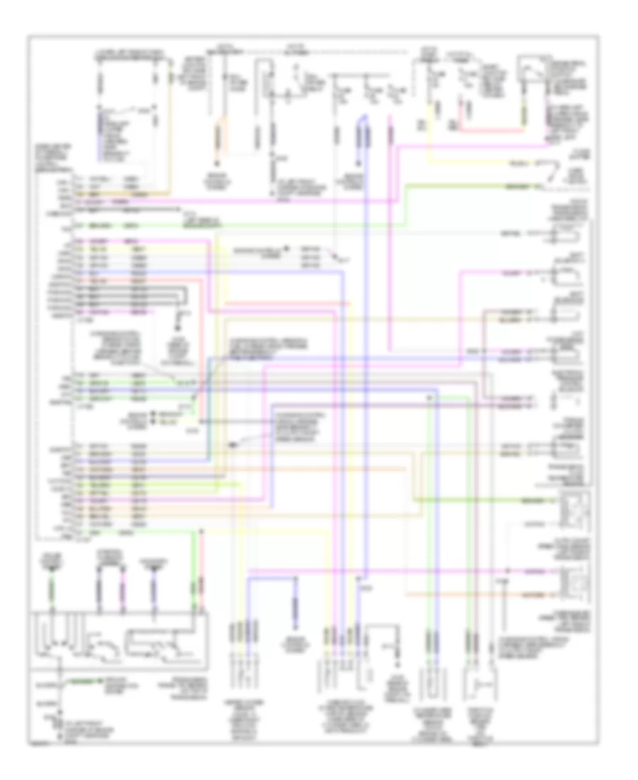 2 3L A T Wiring Diagram Except Hybrid for Ford Escape Hybrid 2008