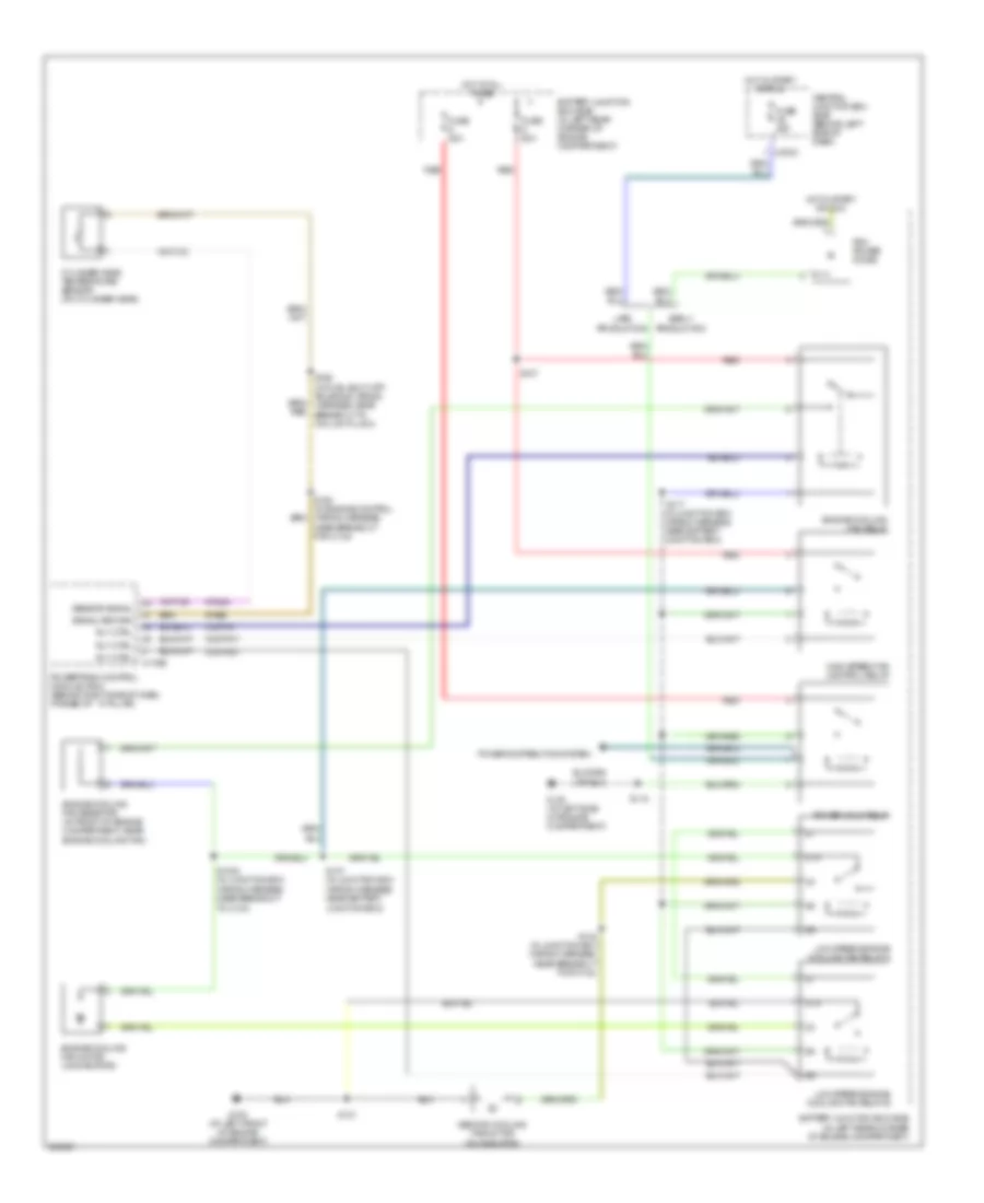 Cooling Fan Wiring Diagram for Ford Focus ZX4 SE 2006
