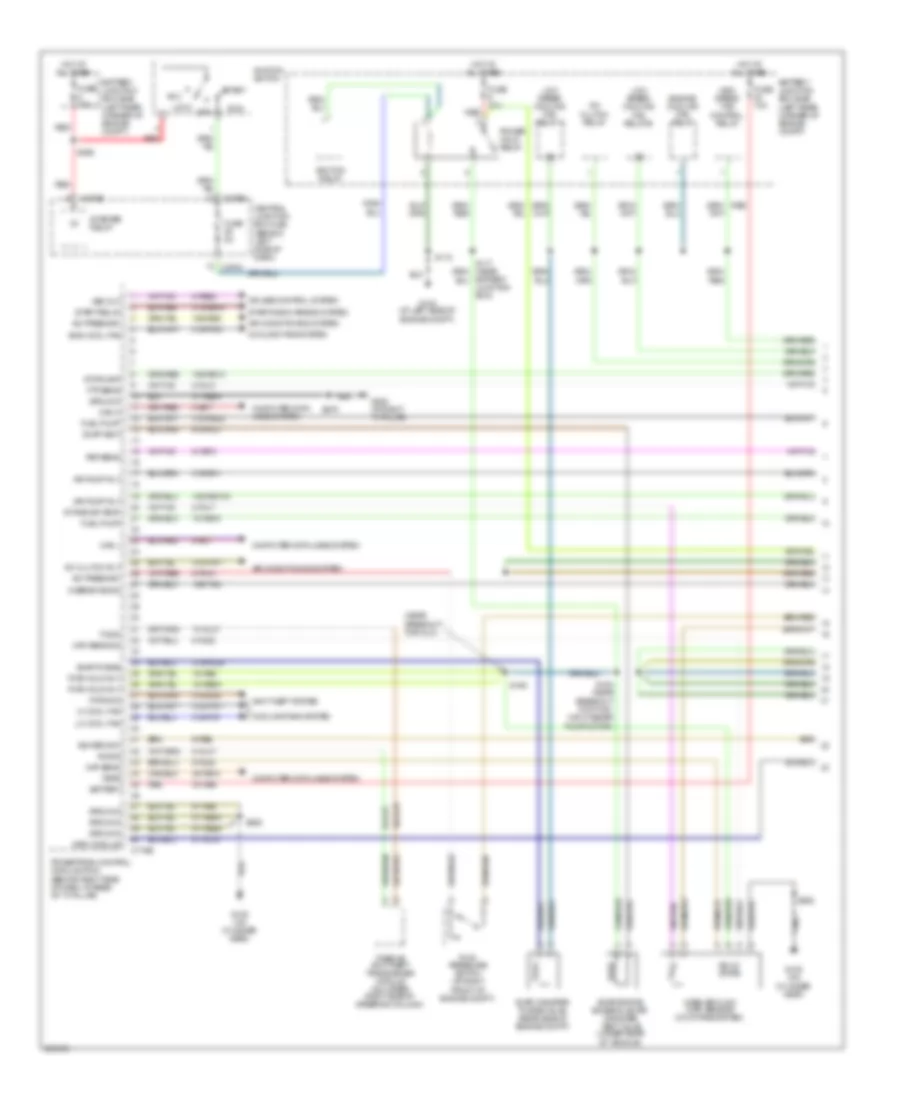 Engine Performance Wiring Diagram Late Production 1 of 4 for Ford Focus ZX4 SE 2006