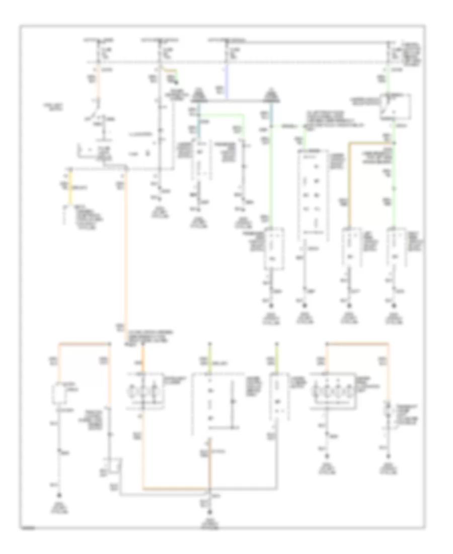 Instrument Illumination Wiring Diagram for Ford Focus ZX4 SE 2006