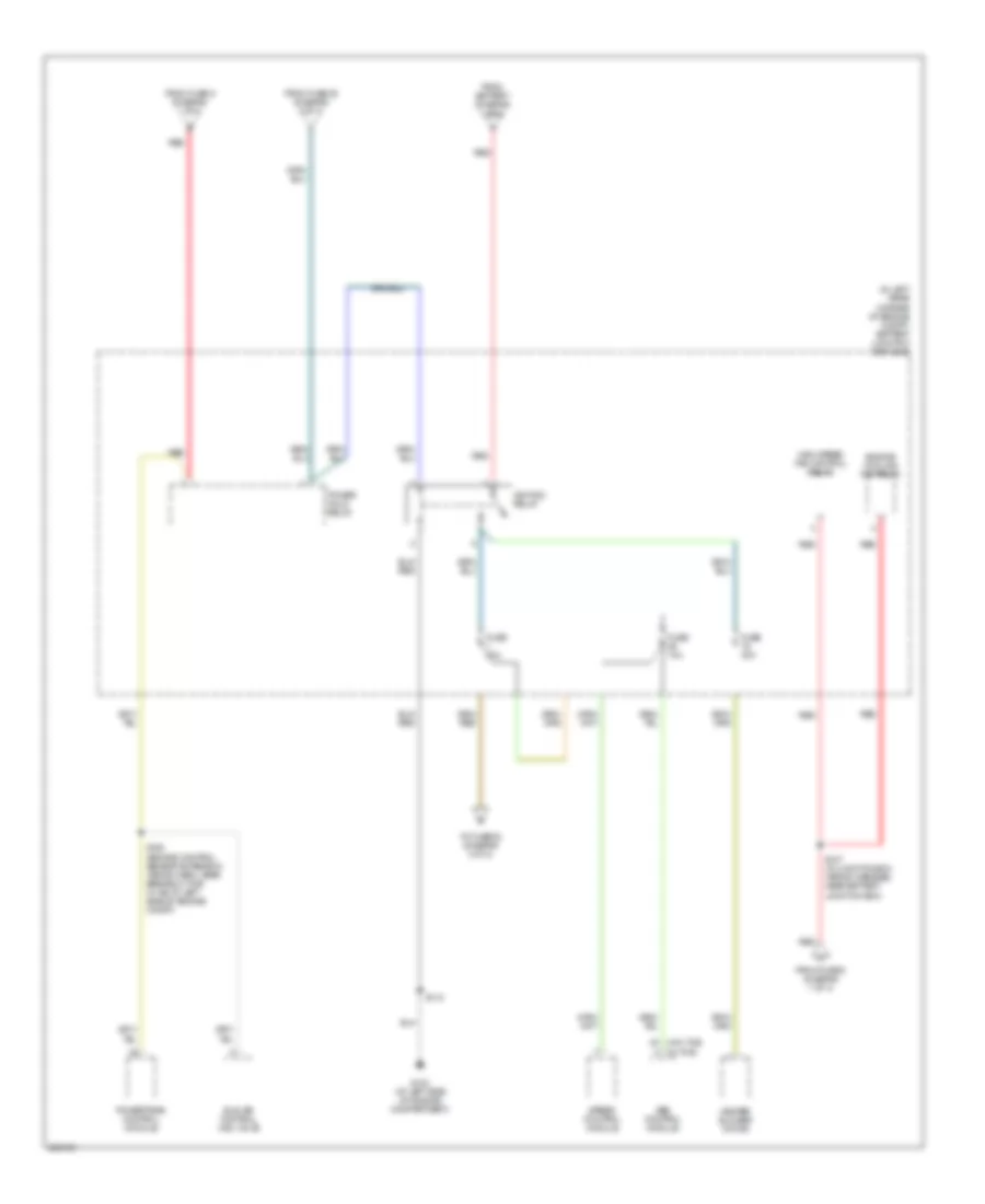 Power Distribution Wiring Diagram, Late Production (3 of 4) for Ford Focus ZX4 SE 2006