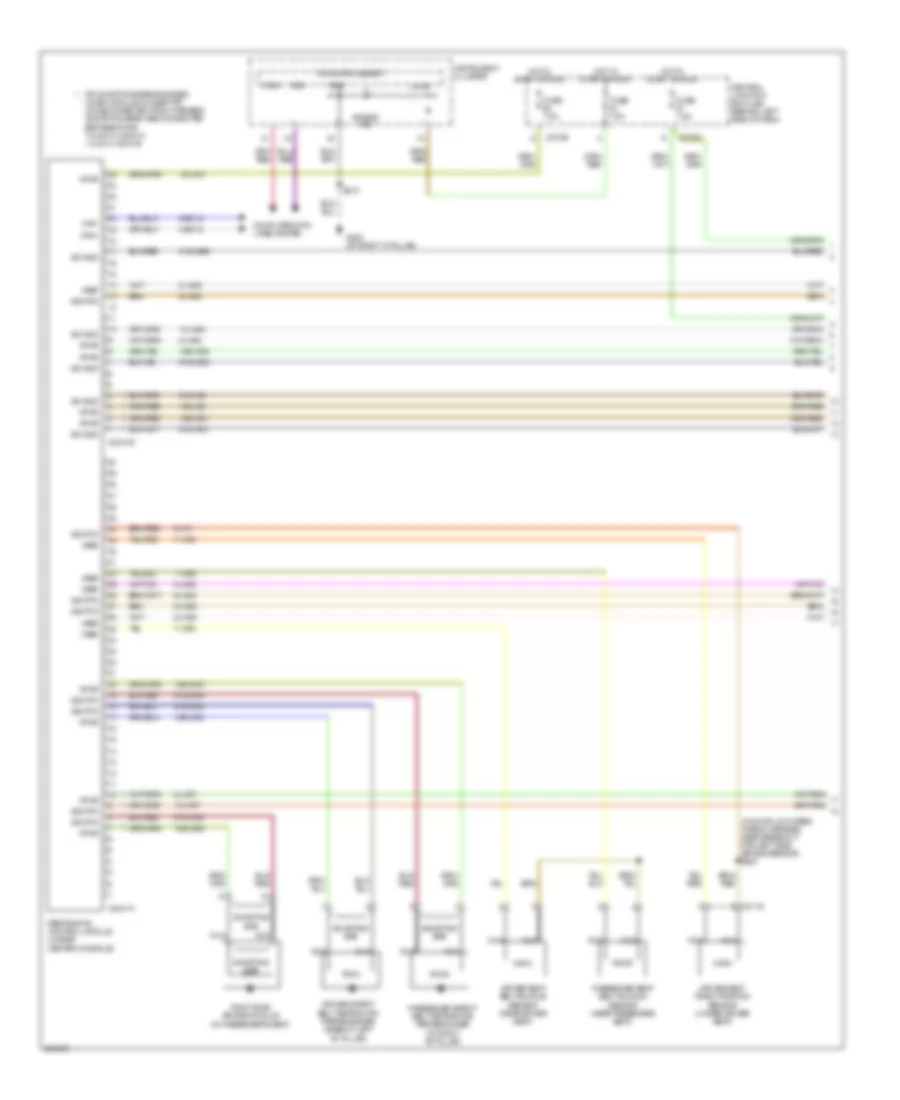 Supplemental Restraints Wiring Diagram 1 of 2 for Ford Focus ZX4 SE 2006