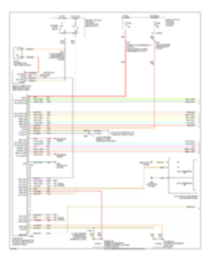 Automatic A C Wiring Diagram 1 of 3 for Ford Five Hundred Limited 2007