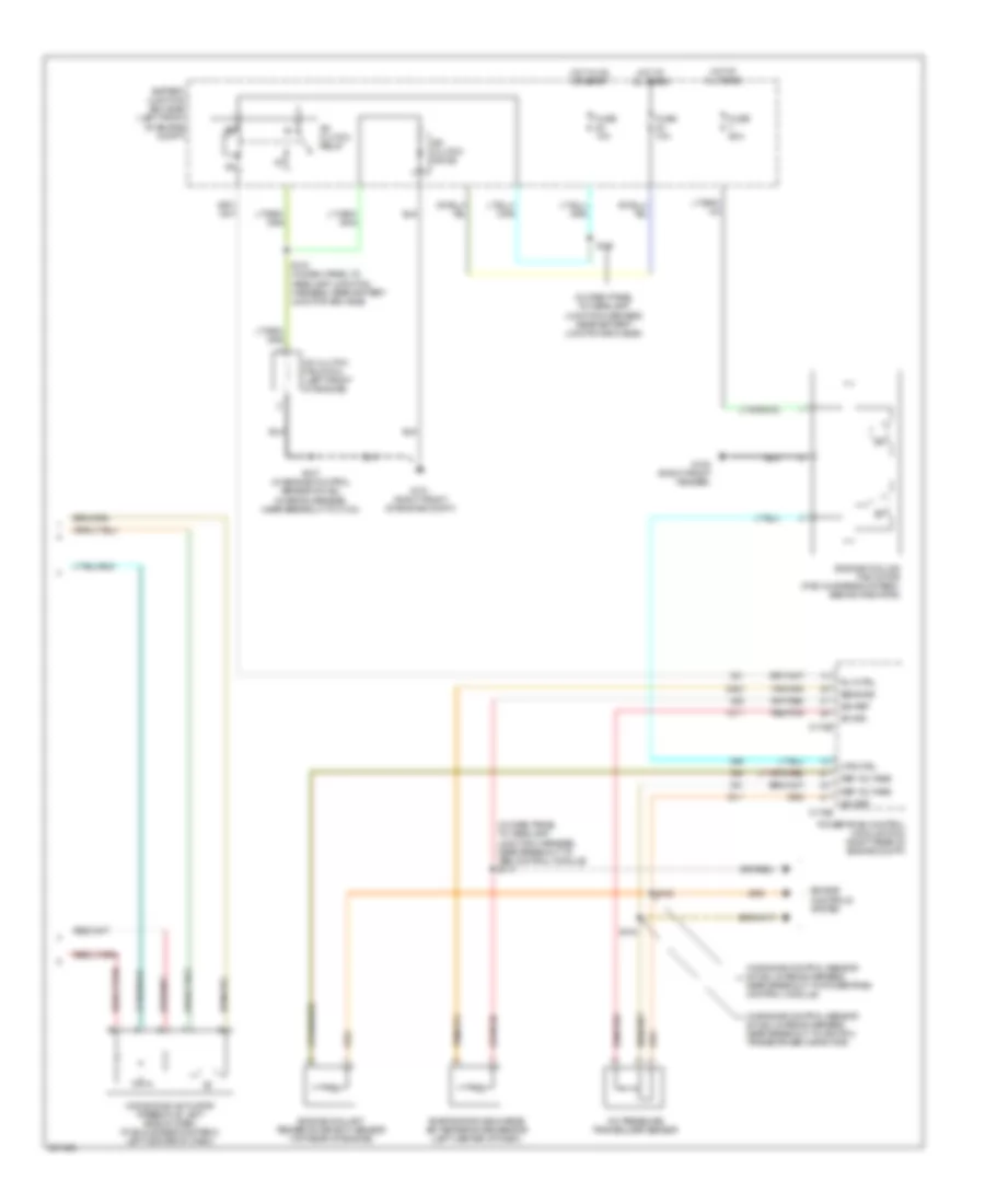 Automatic A C Wiring Diagram 3 of 3 for Ford Five Hundred Limited 2007