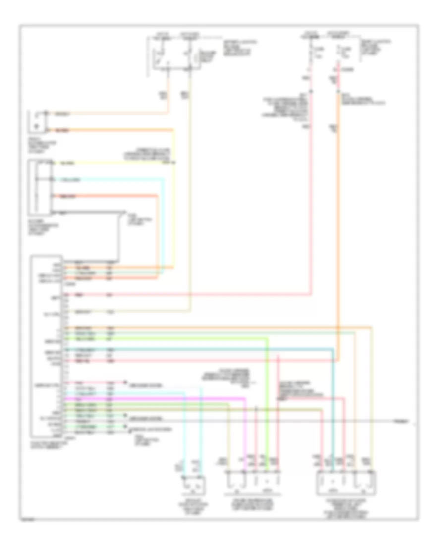 Manual AC Wiring Diagram (1 of 2) for Ford Five Hundred Limited 2007