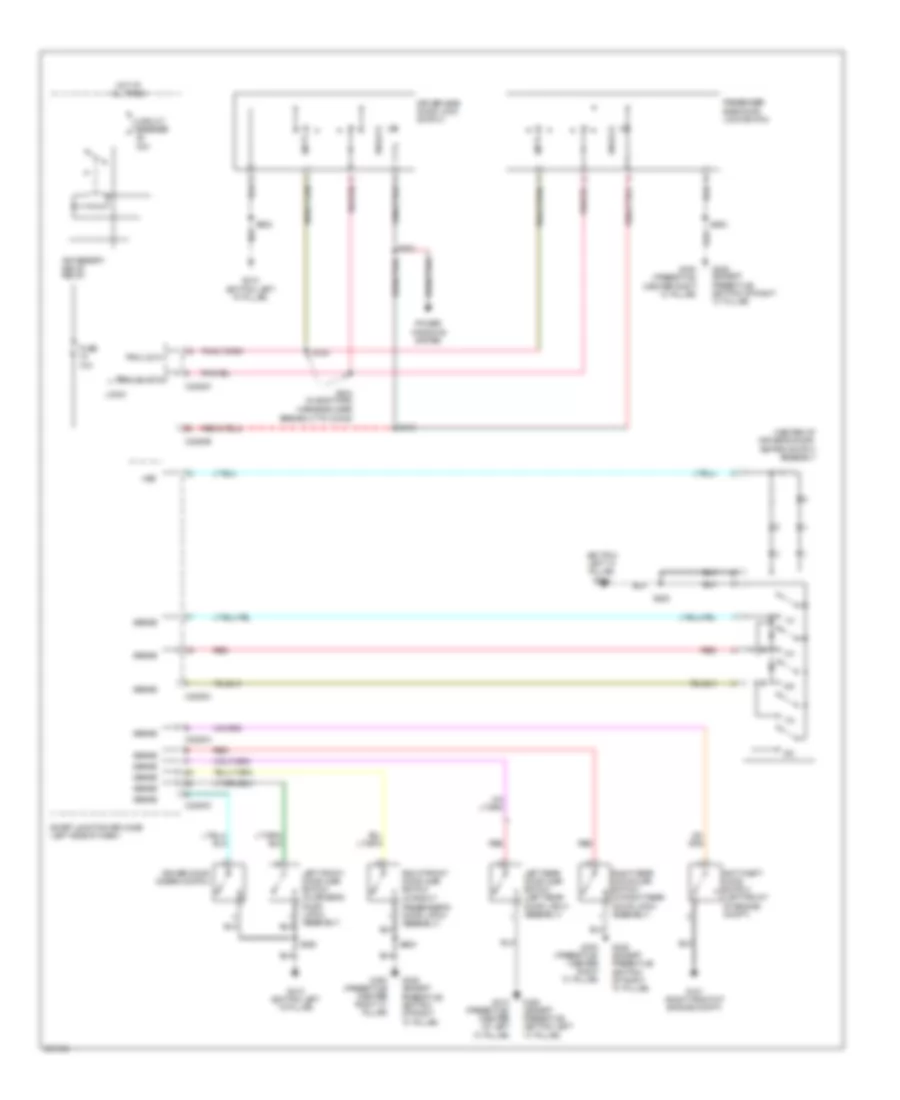 Forced Entry Wiring Diagram 2 of 2 for Ford Five Hundred Limited 2007