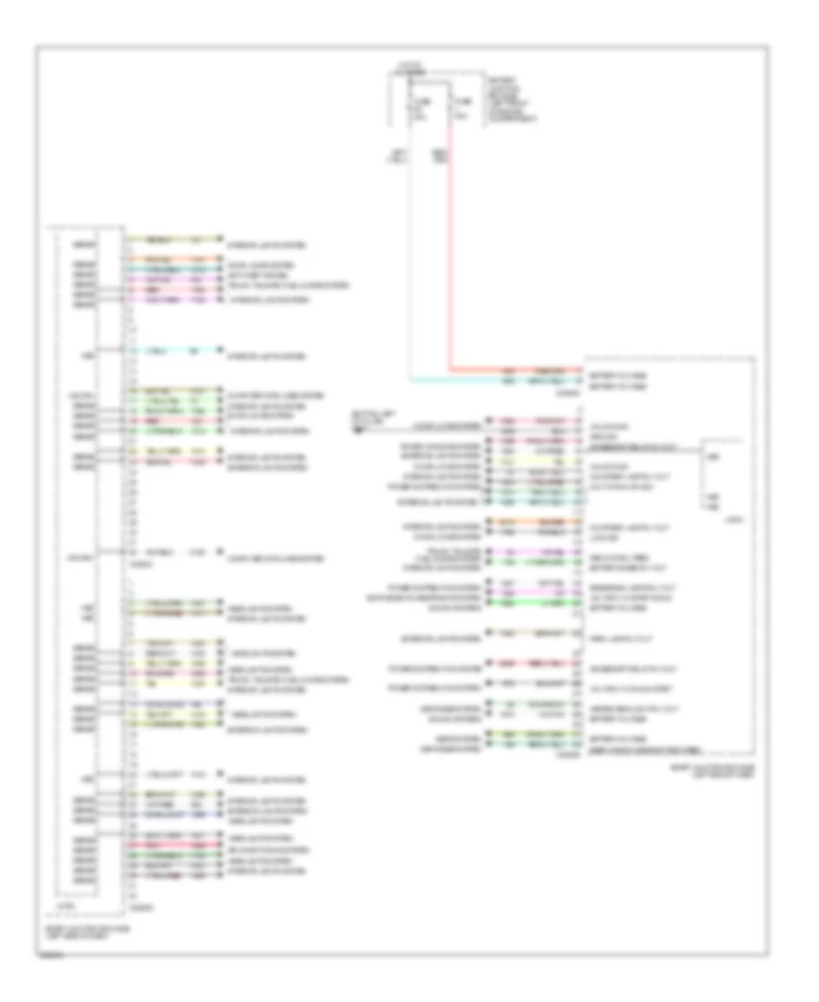 Body Control Modules Wiring Diagram (2 of 2) for Ford Five Hundred Limited 2007
