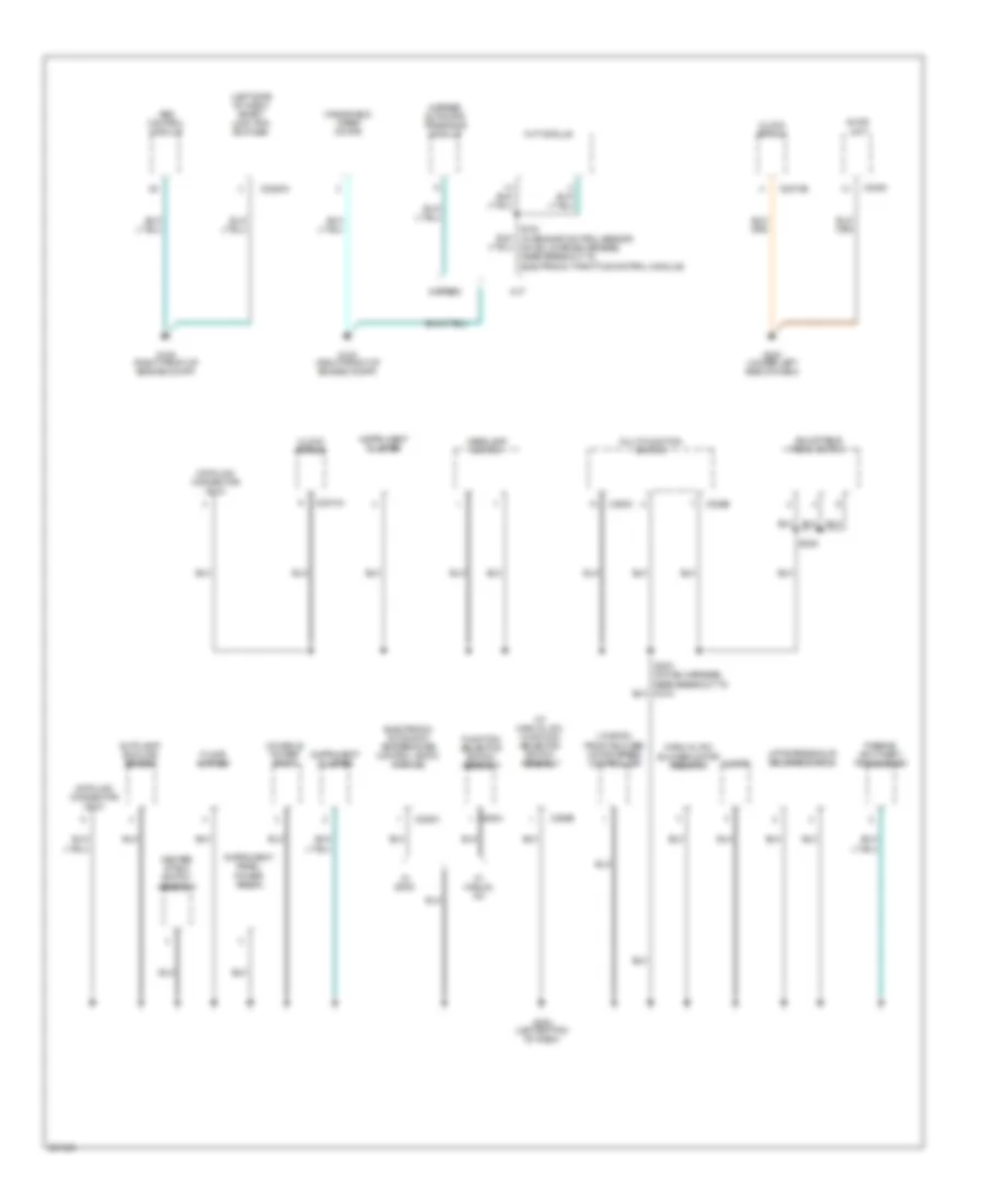 Ground Distribution Wiring Diagram 2 of 4 for Ford Five Hundred Limited 2007