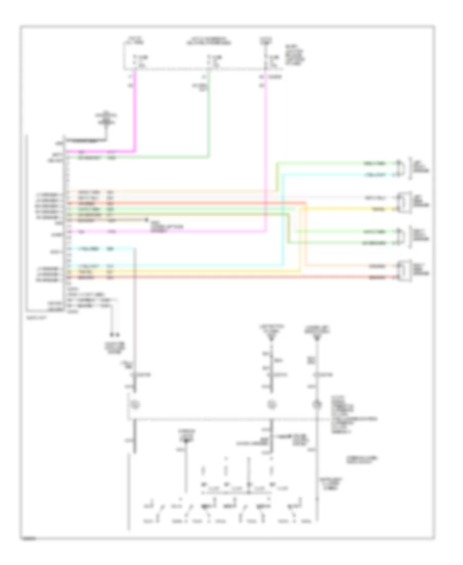 Base Radio Wiring Diagram for Ford Five Hundred Limited 2007