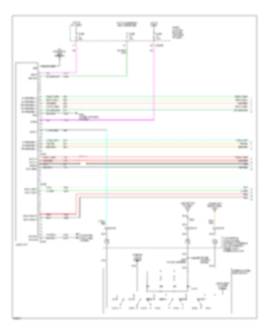 Premium Radio Wiring Diagram 1 of 2 for Ford Five Hundred Limited 2007