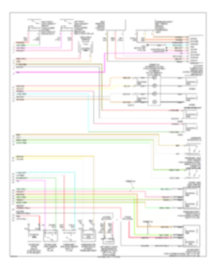 Supplemental Restraints Wiring Diagram 2 of 2 for Ford Five Hundred Limited 2007