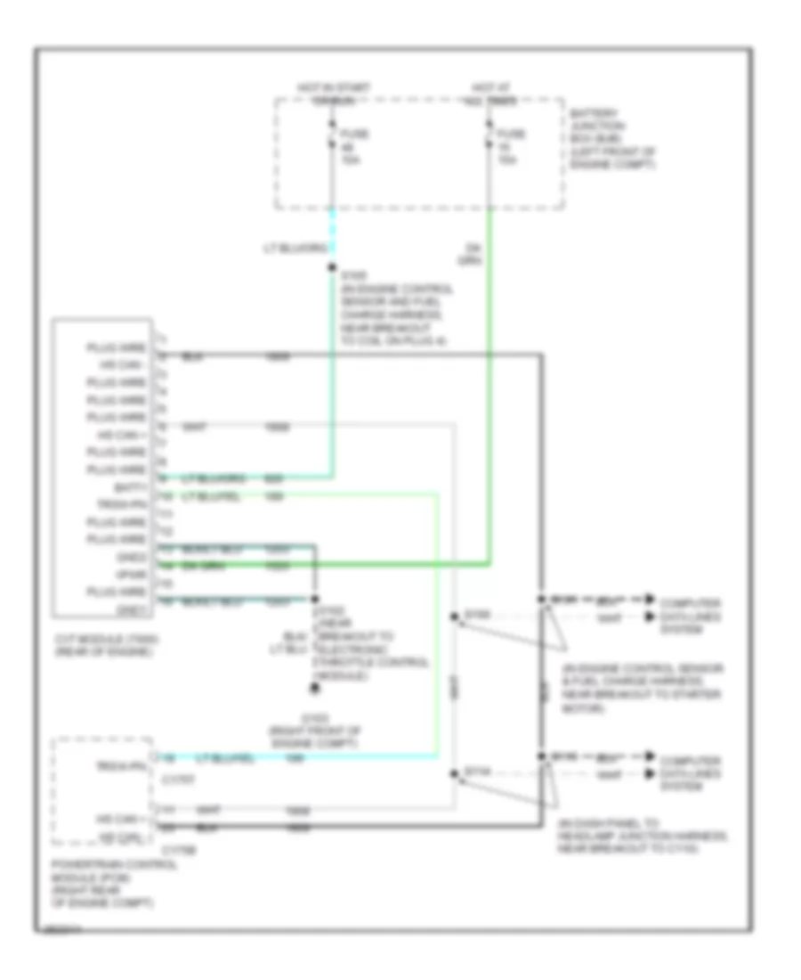 A T Wiring Diagram CVT for Ford Five Hundred Limited 2007