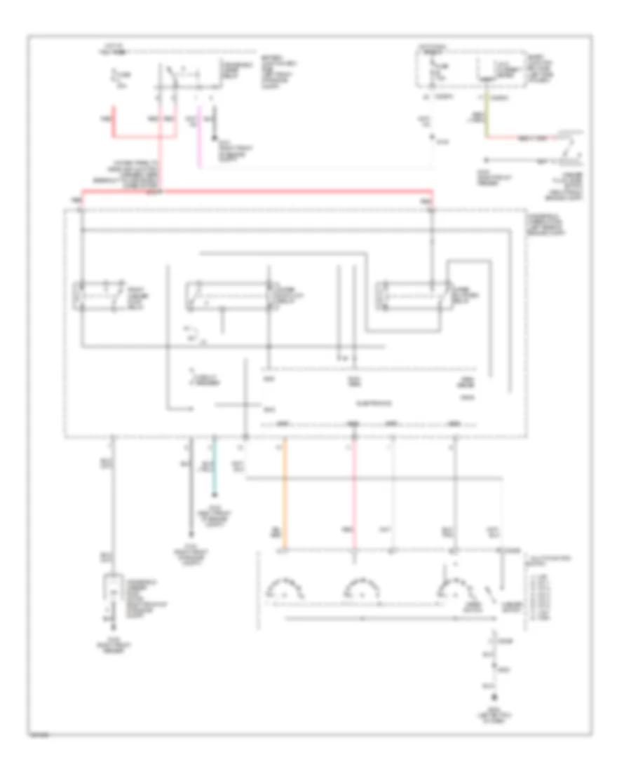 WiperWasher Wiring Diagram for Ford Five Hundred Limited 2007