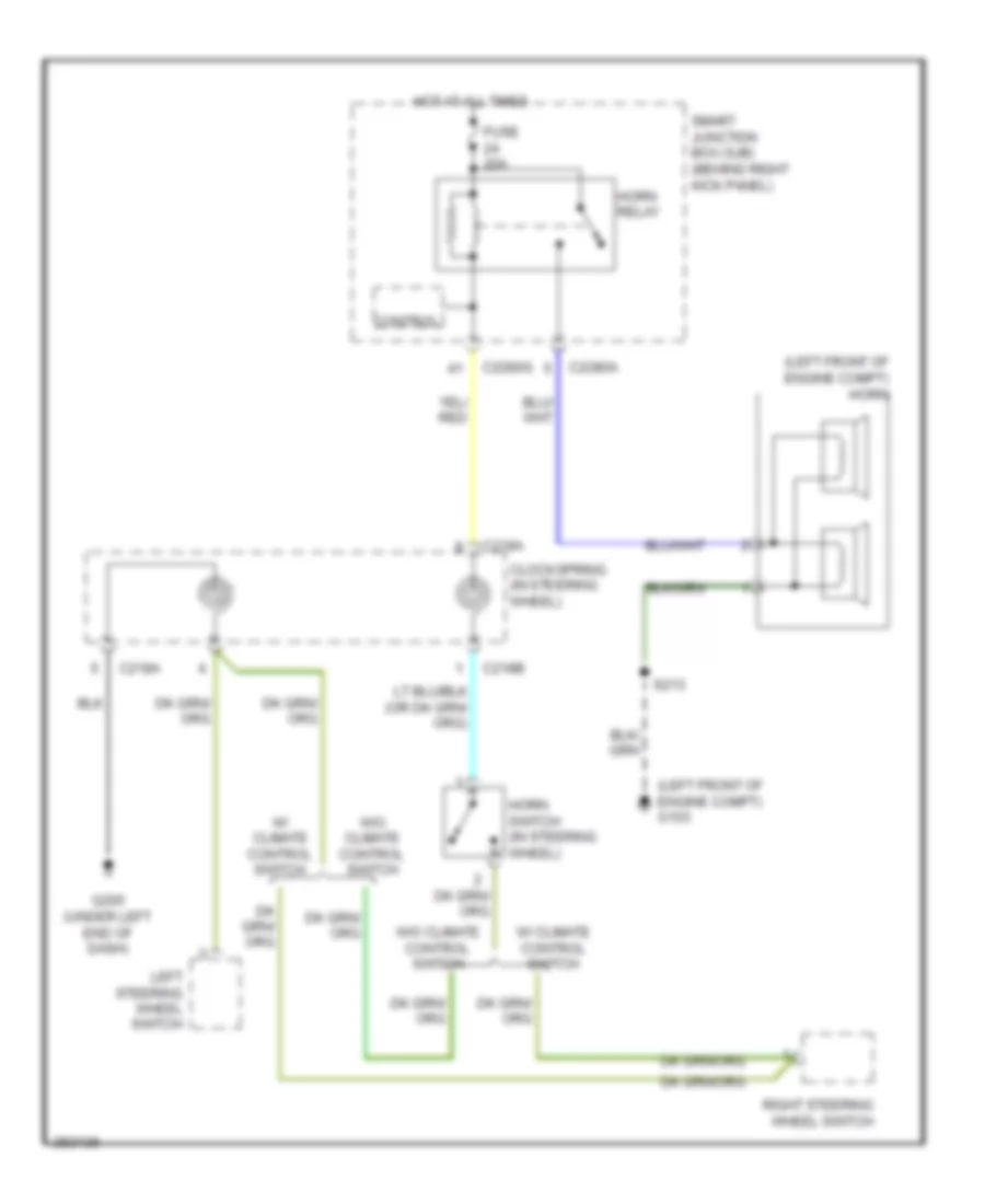Horn Wiring Diagram for Ford Expedition 2008