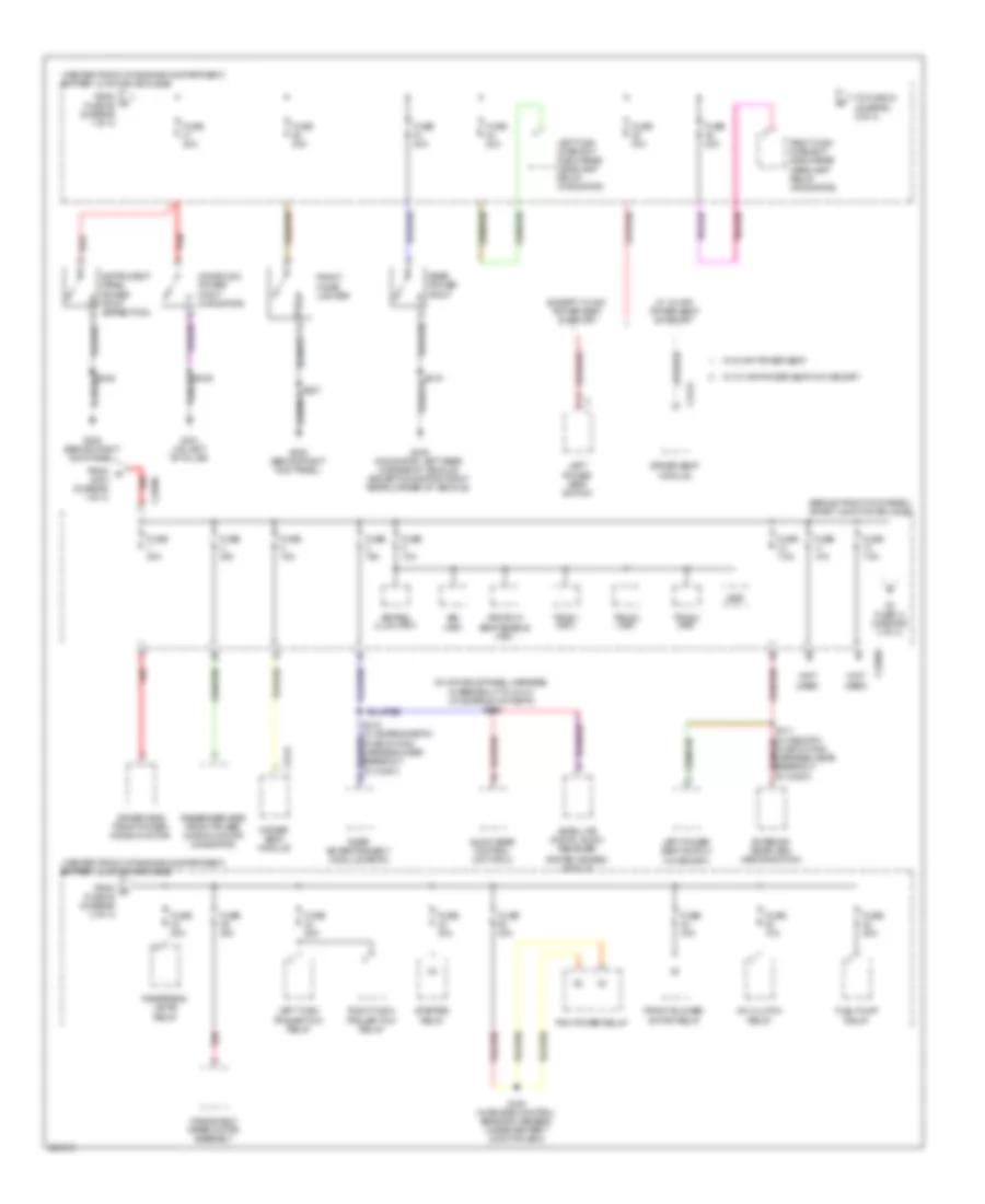 Power Distribution Wiring Diagram 2 of 4 for Ford Expedition 2008