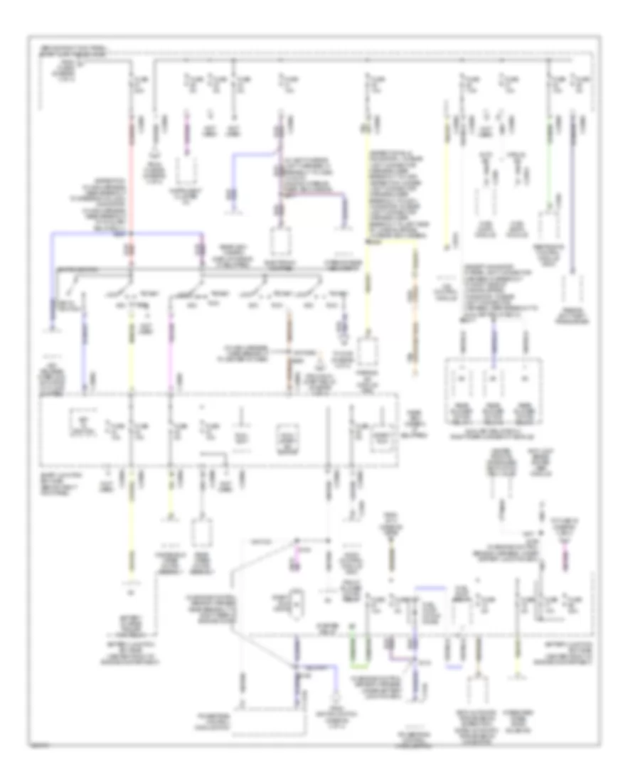 Power Distribution Wiring Diagram 4 of 4 for Ford Expedition 2008