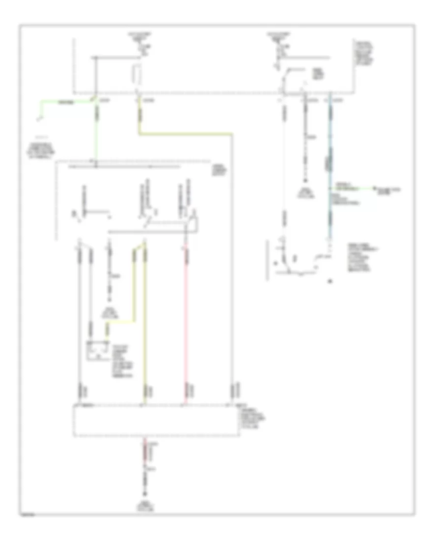 Rear WasherWiper Wiring Diagram for Ford Focus ZX4 SES 2006